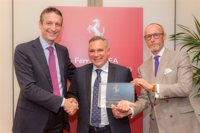 Ferrari names Scuderia Lebanon ‘Best Importer’ in the Region